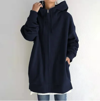 Guusje - Dameshoodie Met Rits Voor Herfst/Winter