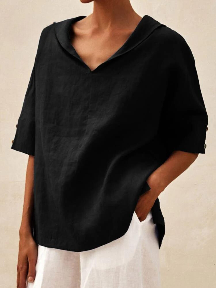 Froukje - Vrijetijdsshirt met V-hals voor dames