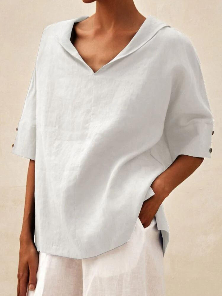 Froukje - Vrijetijdsshirt met V-hals voor dames