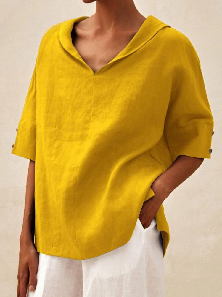 Froukje - Vrijetijdsshirt met V-hals voor dames