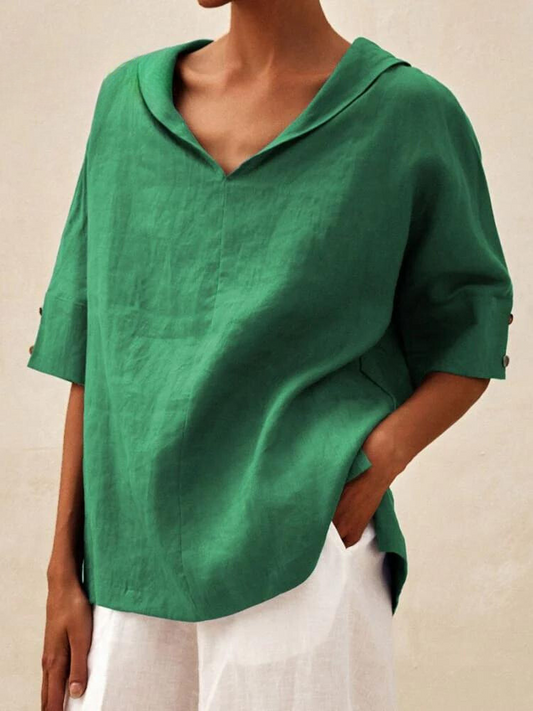 Froukje - Vrijetijdsshirt met V-hals voor dames