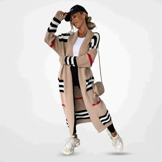 Eliza | Gestreepte Duster Vest