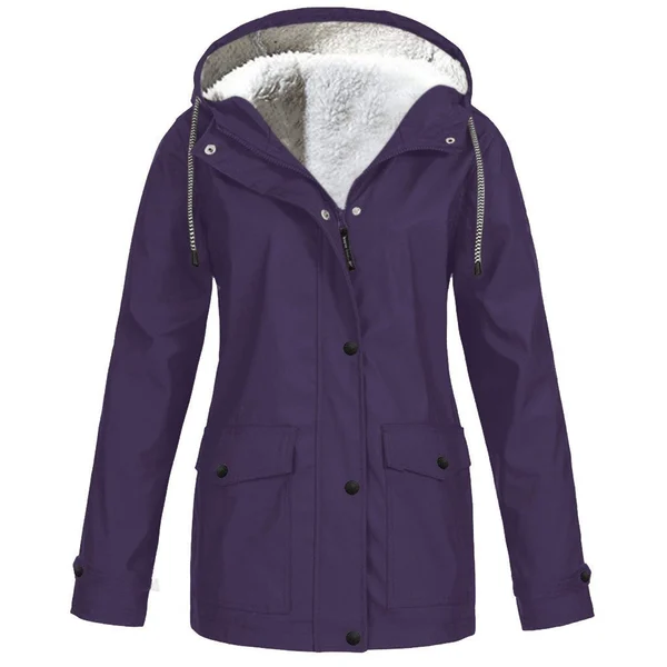 Cato - Winterfleecejack voor Dames plus Outdoor-Bergsportkleding