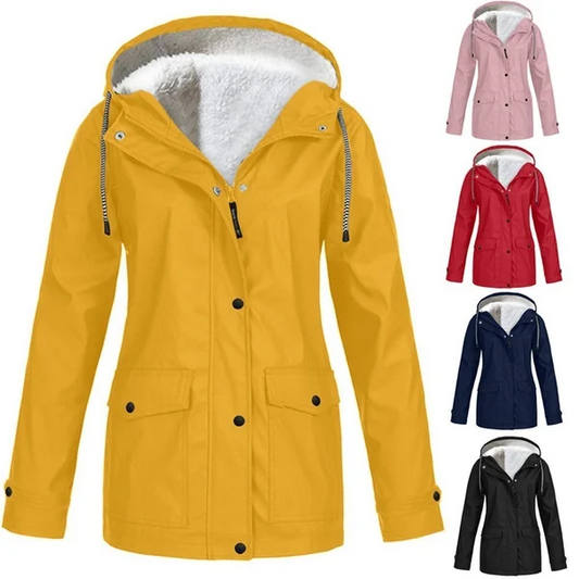 Cato - Winterfleecejack voor Dames plus Outdoor-Bergsportkleding