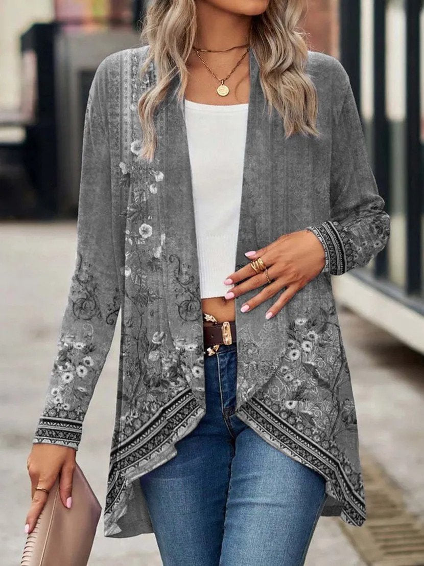 Jorinde - Losvallend, casual gebreid kimono-vest