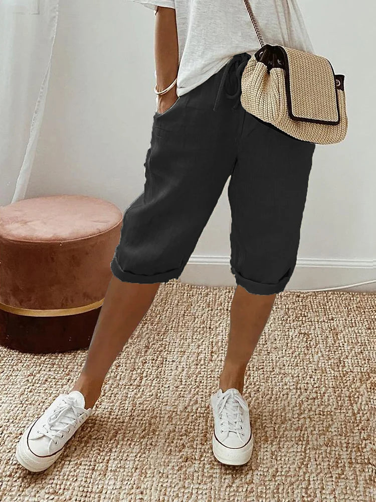 Maite - Mooie En Zeer Comfortabele Katoenen Short Voor Dames